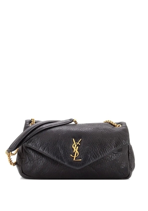 Saint Laurent Pre-Owned Calypso Flap Bag Leather Medium crossbody bag - Black