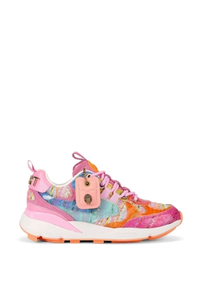 Kurt Geiger London rainbow tweed runner sneakers - Pink