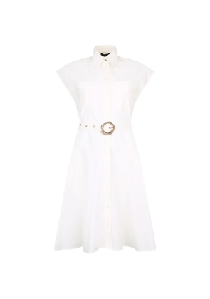 LIU JO belted mini shirt dress - Neutrals