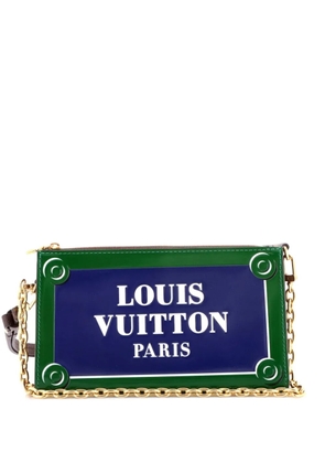 Louis Vuitton Pre-Owned Lexington Pouch Parisian Street Sign Printed Leather and Monogram Canvas shoulder bag - Brown