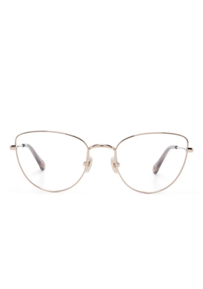 Chloé Eyewear cat eye-frame glasses - Gold