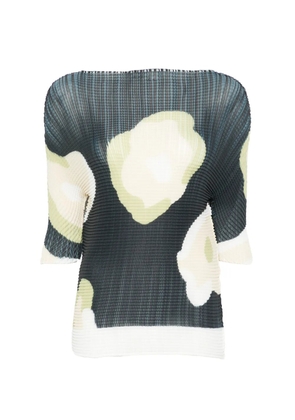 Issey Miyake Verve pleated top - Black