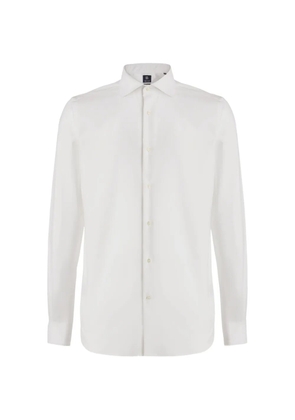 Boggi Milano windsor-collar pinpoint shirt - White