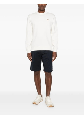 Moncler logo-patch sweatshirt - Neutrals