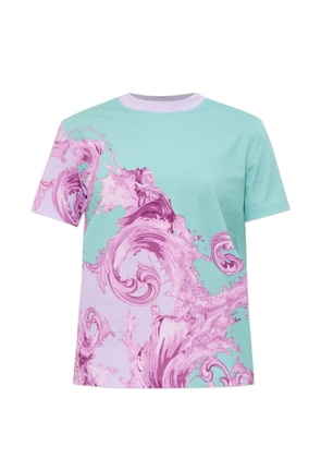 Versace Jeans Couture graphic crewneck T-shirt - Blue