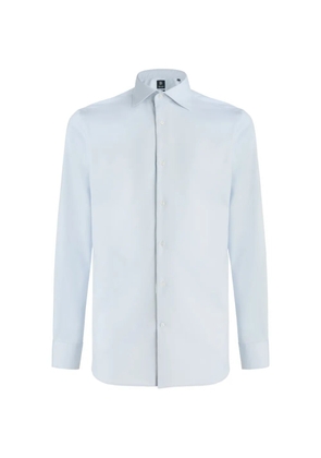 Boggi Milano pinpoint cotton shirt - Blue