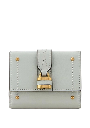 Chloé padlock leather wallet - Blue