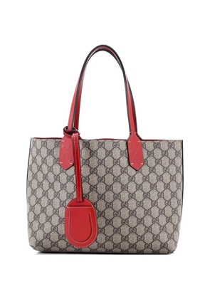 Gucci Pre-Owned Reversible GG Print Leather Small tote bag - Red