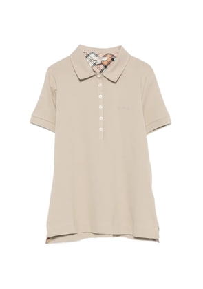 Barbour buttoned polo shirt - Neutrals