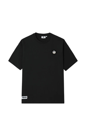 CHOCOOLATE embroidered bear-patch T-shirt - Black