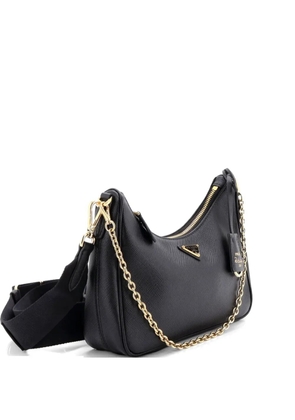 Prada Pre-Owned Re-Edition 2005 Shoulder Bag Saffiano Leather Small crossbody bag - Black