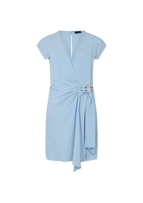 LIU JO V-neck mini dress - Blue