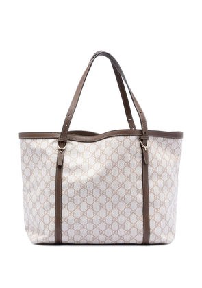 Gucci Pre-Owned 2016-2026 GG Supreme Nice tote bag - White
