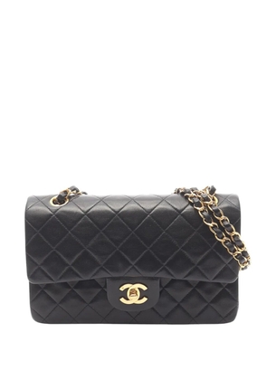 CHANEL Pre-Owned 1991-1994 Small Classic Lambskin Double Flap shoulder bag - Black