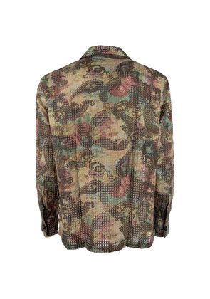 Gabriele Pasini floral paisley shirt - Neutrals