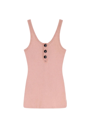 Chloé button T-shirt - Pink