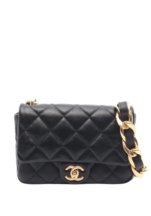CHANEL Pre-Owned 2021-2026 Small Quilted Lambskin Funky Town Flap shoulder bag - Black