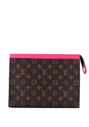 Louis Vuitton Pre-Owned Pochette Voyage Macassar Monogram Canvas MM clutch bag - Pink