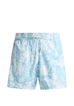 ETRO paisley swim shorts - White