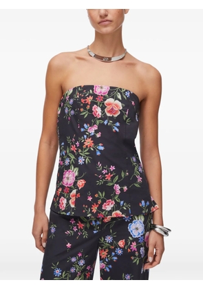 LIU JO floral-print top - Black