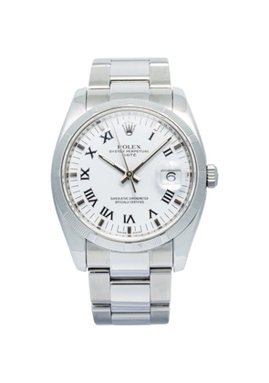 Rolex Oyster Perpetual date 34mm watch - White