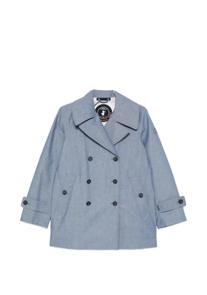 Save The Duck double-breasted coat - Blue