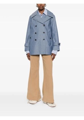 Save The Duck double-breasted coat - Blue