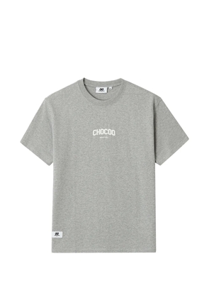 CHOCOOLATE logo-print T-shirt - Grey