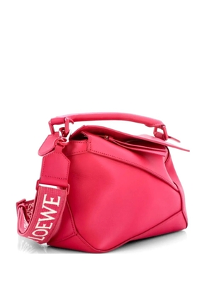 Loewe Pre-Owned Monochrome Puzzle Edge Bag Leather Small crossbody bag - Pink