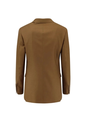 Burberry Siora herringbone pocket blazer - Brown