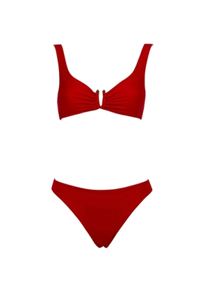Fisico o-ring two-piece bikini - Red