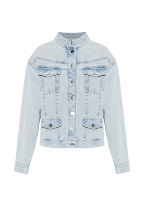 Gestuz Gzparwana button-down denim jacket - Blue