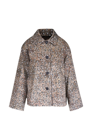 Lafayette 148 leopard-print jacket - Neutrals