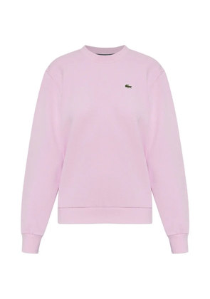 Lacoste logo-patch sweatshirt - Pink