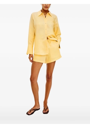 Rails Knox collared long-sleeve shirt - Yellow