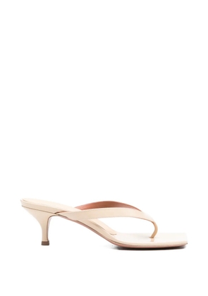 Castagna Clarice square-toe sandals - Neutrals