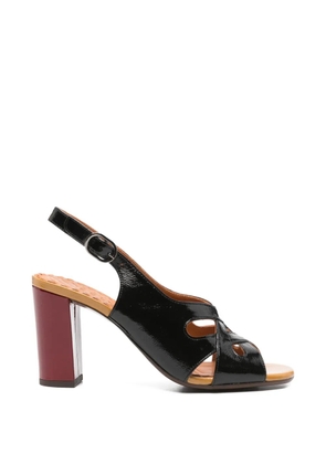 Chie Mihara cutout slingback sandals - Black