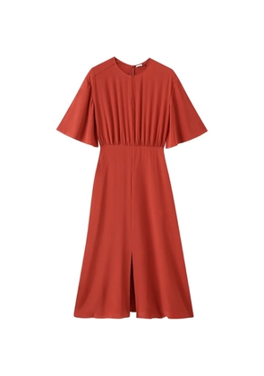 JOSEPH Silsila front slit dress - Red