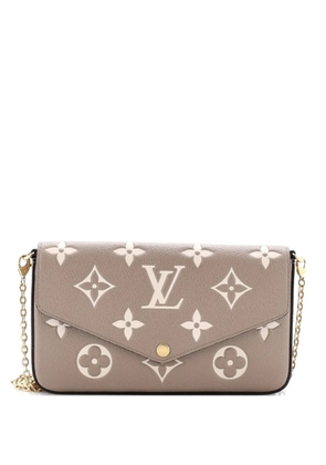 Louis Vuitton Pre-Owned Felicie Pochette Bicolor Monogram Empreinte Giant crossbody bag - Neutrals