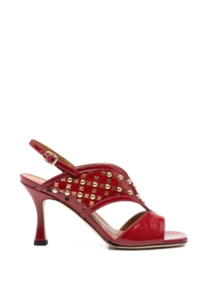 Evaluna stud-embellishment sandals - Red