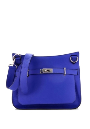Hermès Pre-Owned Jypsiere Bag Clemence 34 crossbody bag - Blue