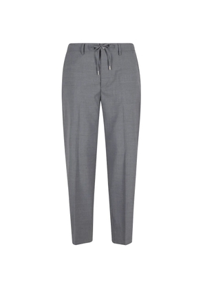 Briglia 1949 drawstring pleated trousers - Grey