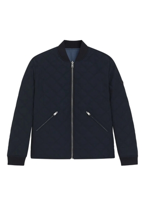 BOSS quilted zip jacket - Blue