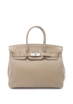 Hermès Pre-Owned 2011 Togo Birkin Retourne 35 handbag - Neutrals