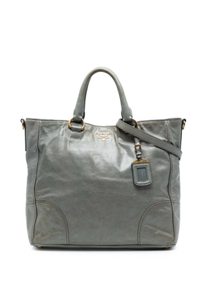 Prada Pre-Owned 2000-2025 Vitello Shine satchel - Grey