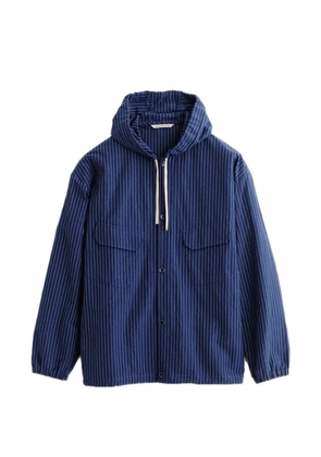 A Kind of Guise Tsavo striped hooded jacket - Blue