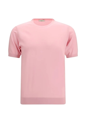 Piacenza Cashmere short-sleeve sweater - Pink