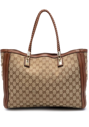 Gucci Pre-Owned 2016-2025 Medium GG Canvas Bella tote bag - Neutrals