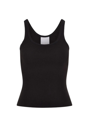 Paris Georgia ribbed top - Black