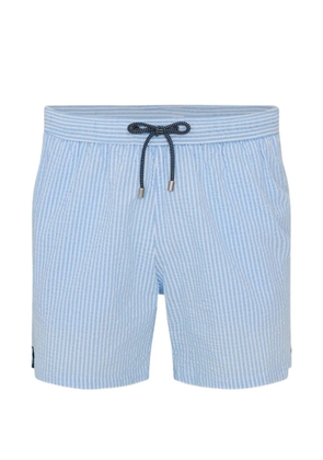 PATRICK ASSARAF striped swim shorts - Blue